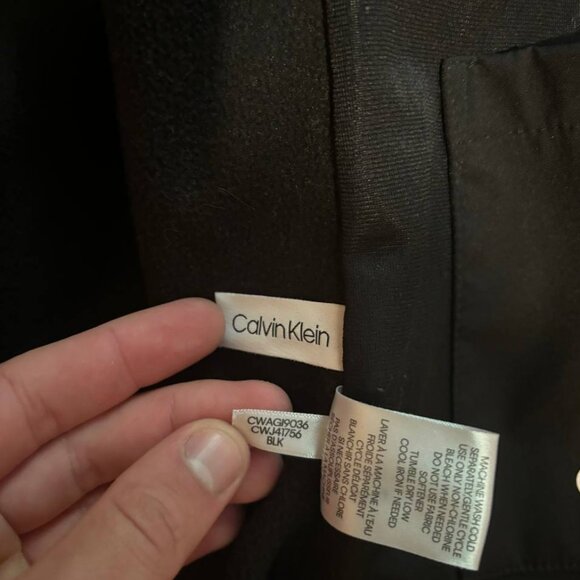 Calvin Klein Black Rain Jacket - Size XS - Picture 2 of 5